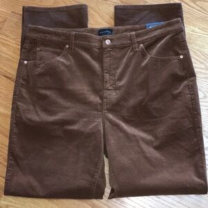TALBOTS STRETCH CORDUROY STRAIGHT LEG JEANS